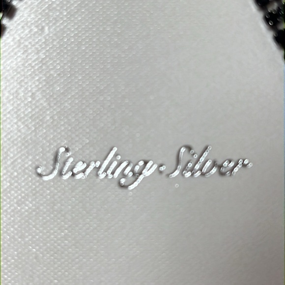 New genuine marcasite & sterling silver dangling earrings - Picture 3 of 7